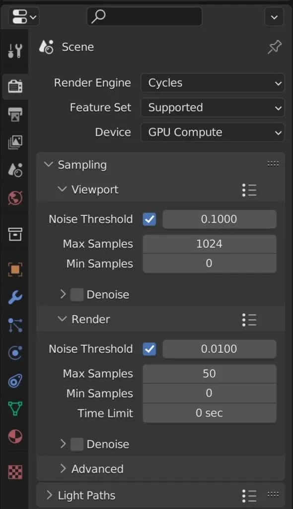 Các thủ thuật giảm noise cho hình ảnh render trong Blender iRender với Blender 02