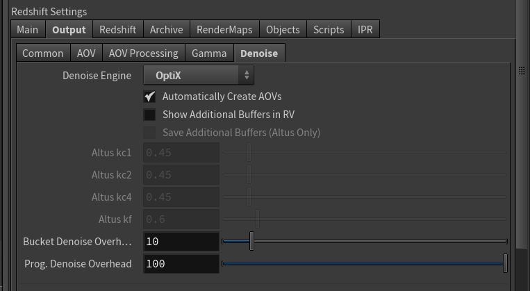 Hướng dẫn khử noise bằng Altus và OptiX trong Redshift iRender với Redshift 04