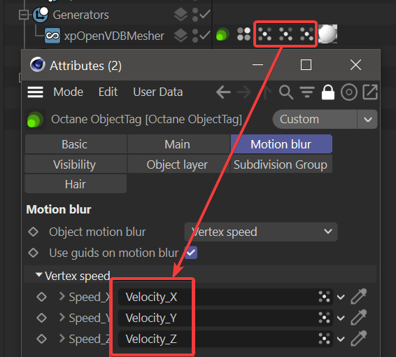 Cách render X-Particles trong Octane cho Cinema 4D iRender với Octane và Cinema 4D 04