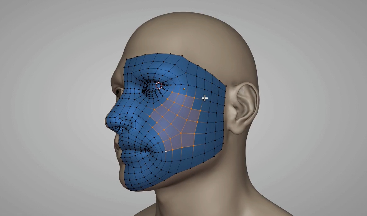 Cách tạo chân dung 3D chân thực trong Blender iRender với Blender 04