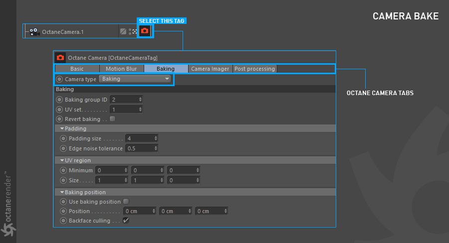 Baking Camera trong OctaneRender 2