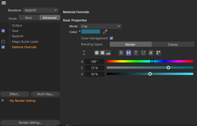 Render với Redshift Viewport trong Cinema 4D iRender với Redshift 02