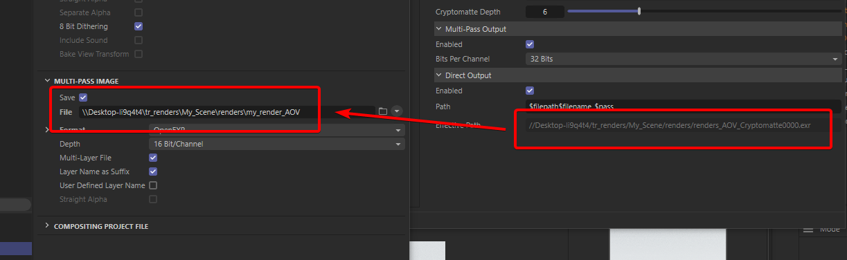 Cách render Redshift Cryptomatte AOVs với Team Render iRender với Redshift và Cinema 4D 11