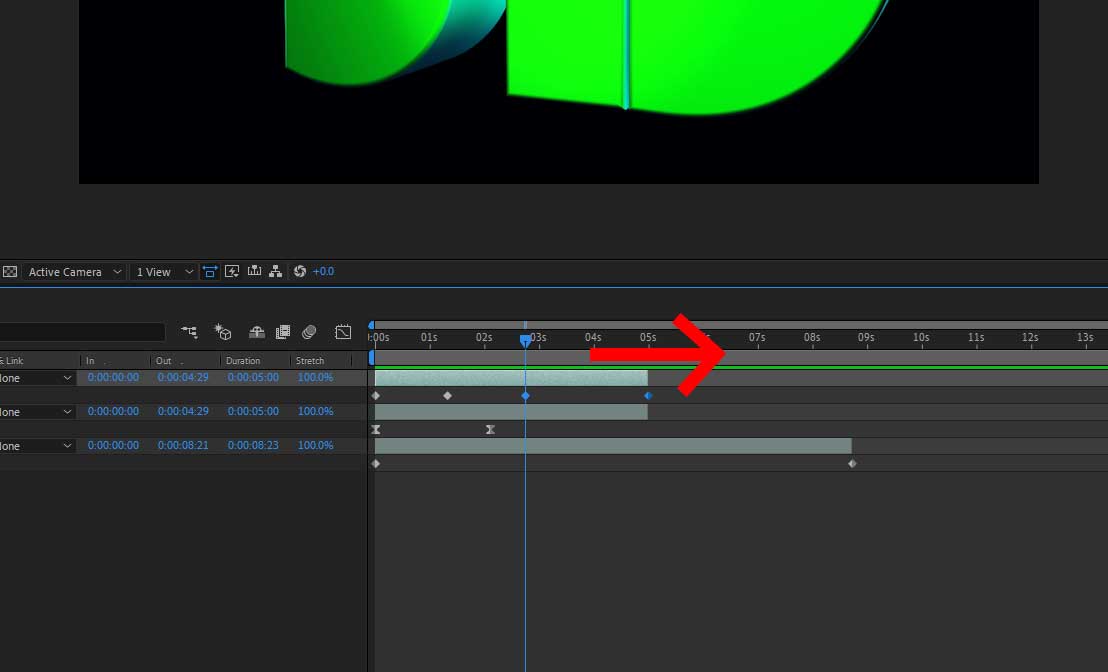 Cách tăng và giảm tốc độ clip trong After Effects iRender với After Effects 03