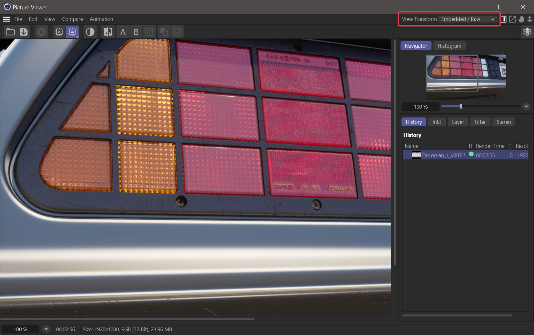 Cách sử dụng ACES/OCIO trong Octane cho Cinema 4D iRender với Cinema 4D và Octane 08