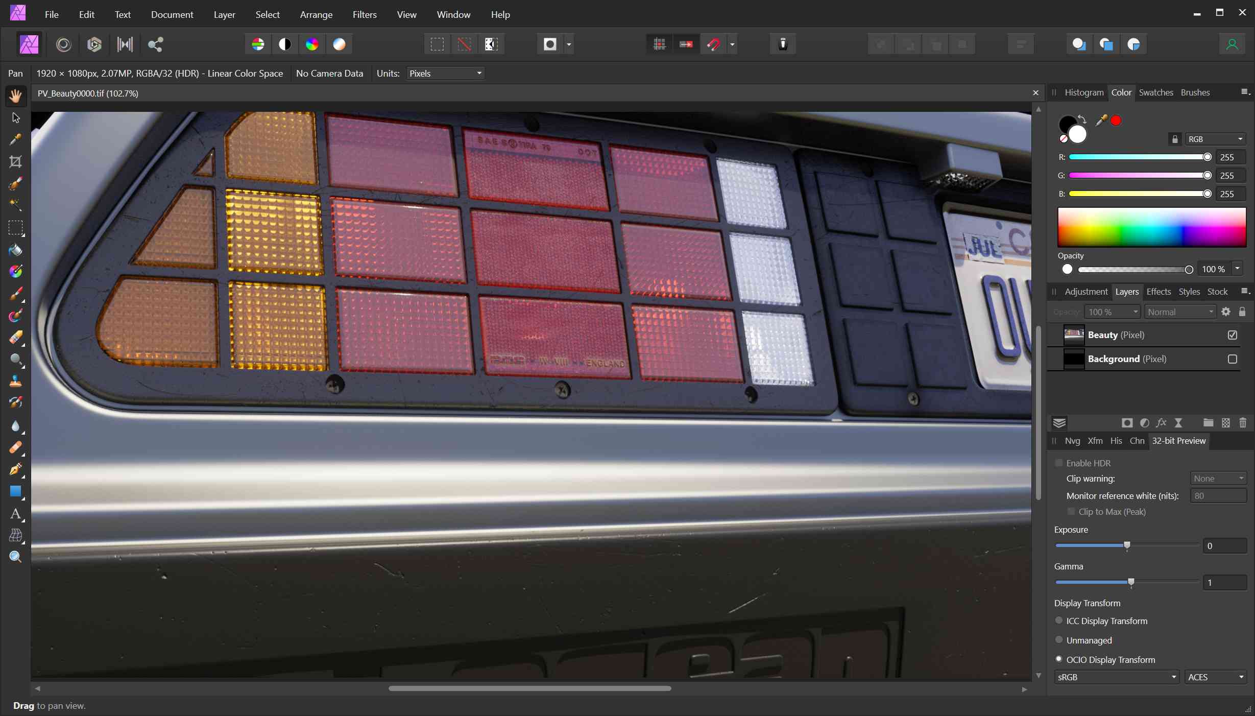 Cách sử dụng ACES/OCIO trong Octane cho Cinema 4D iRender với Cinema 4D và Octane 10