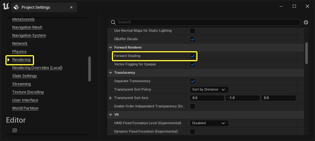 Trình kết xuất Forward Shading cho VR trong Unreal Engine 5 iRender với Unreal Engine 01