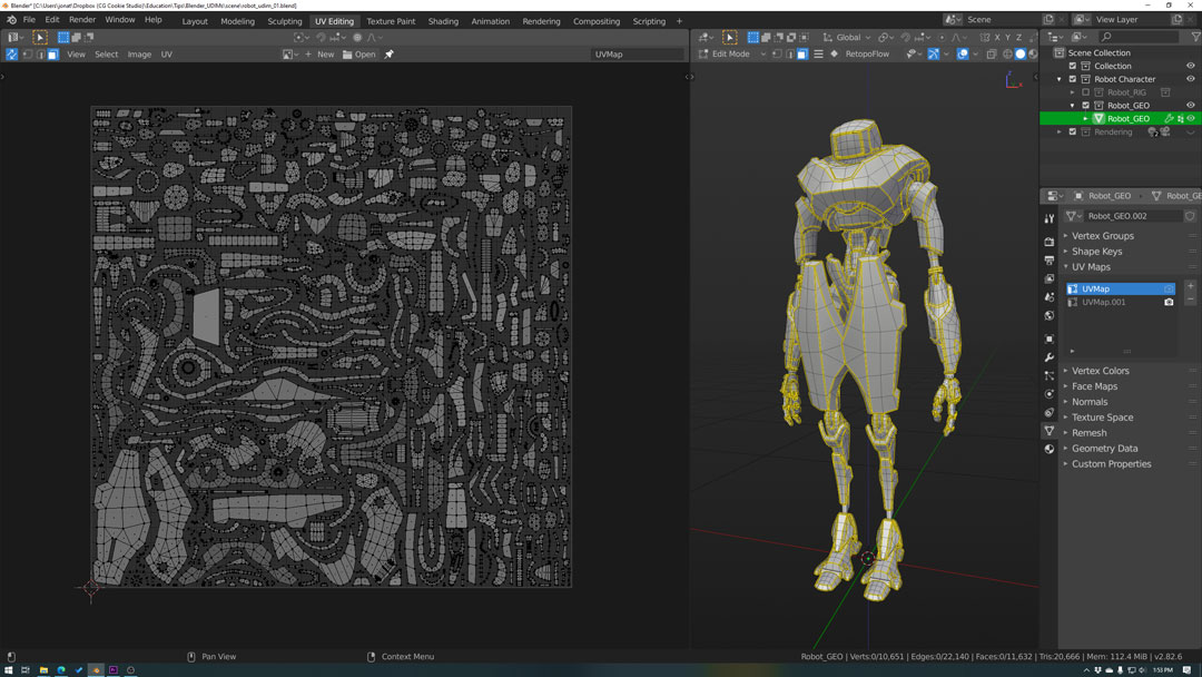 Cách thiết lập UDIM trong Blender với iRender ảnh 1