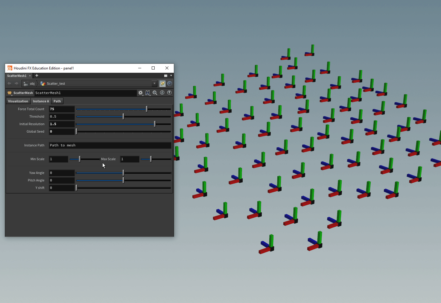 Trình tạo Scaffolding generator trong Houdini với iRender