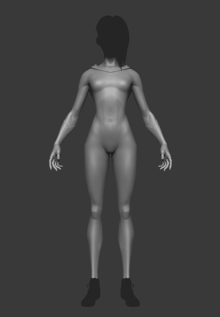Tạo Gwen Stacy bằng ZBrush và Marmoset Toolbag