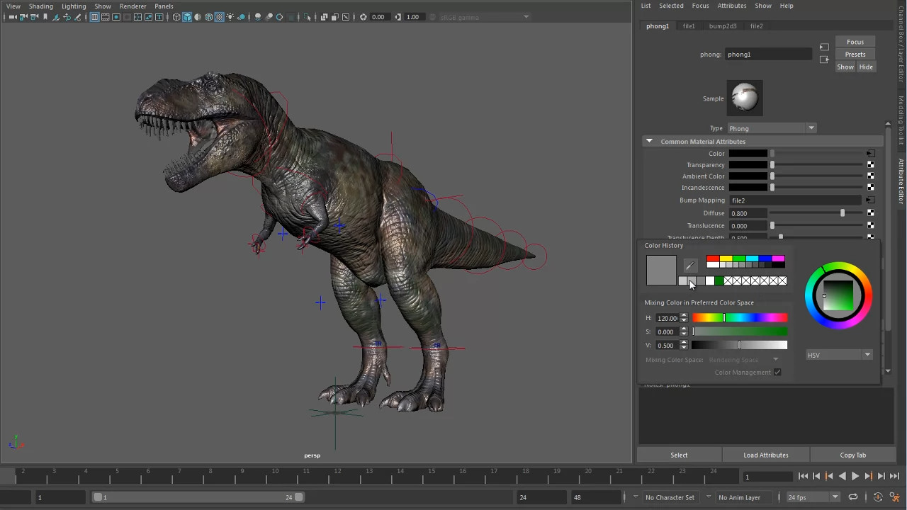 cách áp dụng màu và đổ bóng trong