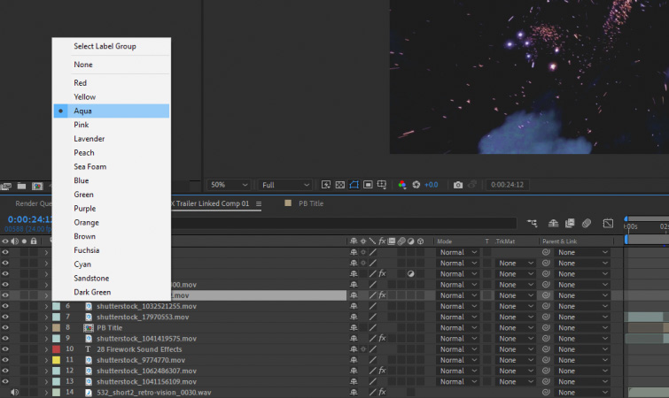 Những tips để sắp xếp compositions trong After Effects 1