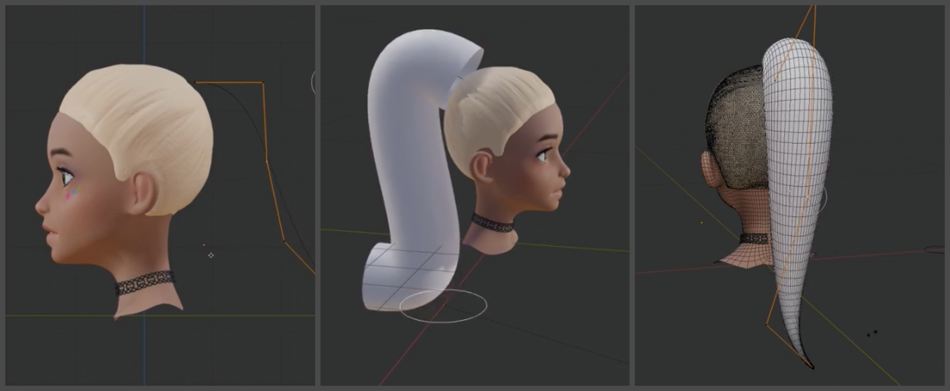 Cách tạo mẫu tóc trong Blender với iRender 3