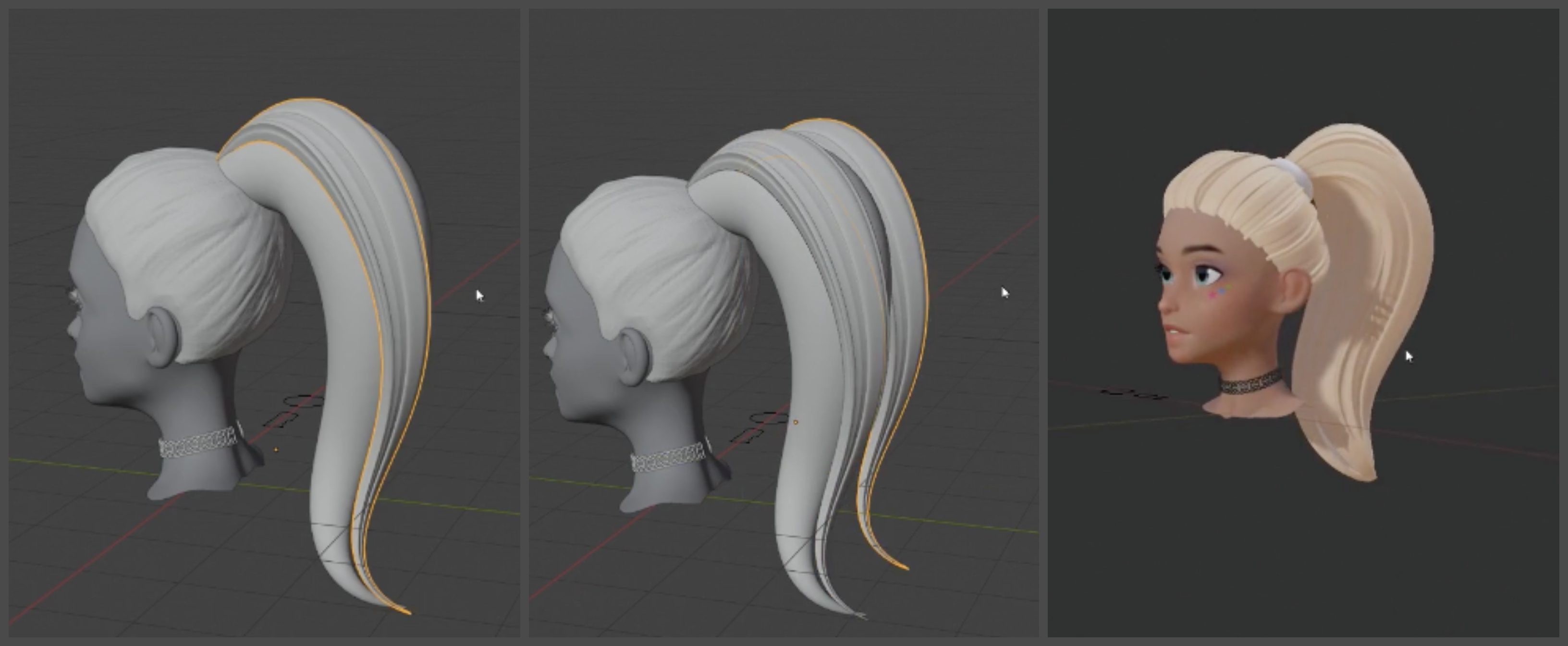 Cách tạo mẫu tóc trong Blender với iRender 4