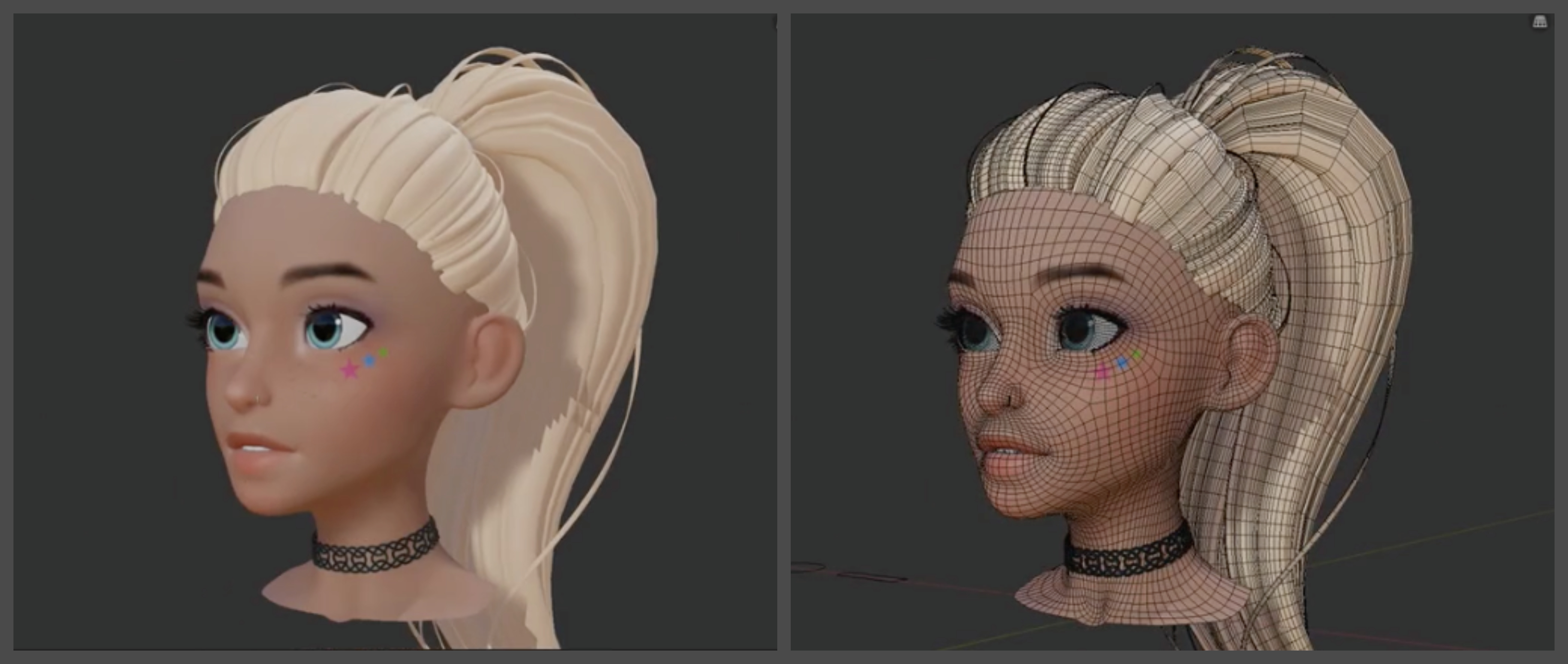 Cách tạo mẫu tóc trong Blender với iRender 6