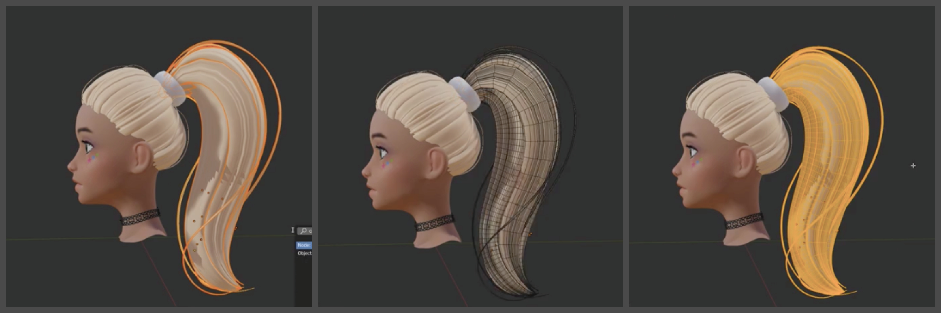 Cách tạo mẫu tóc trong Blender với iRender 7