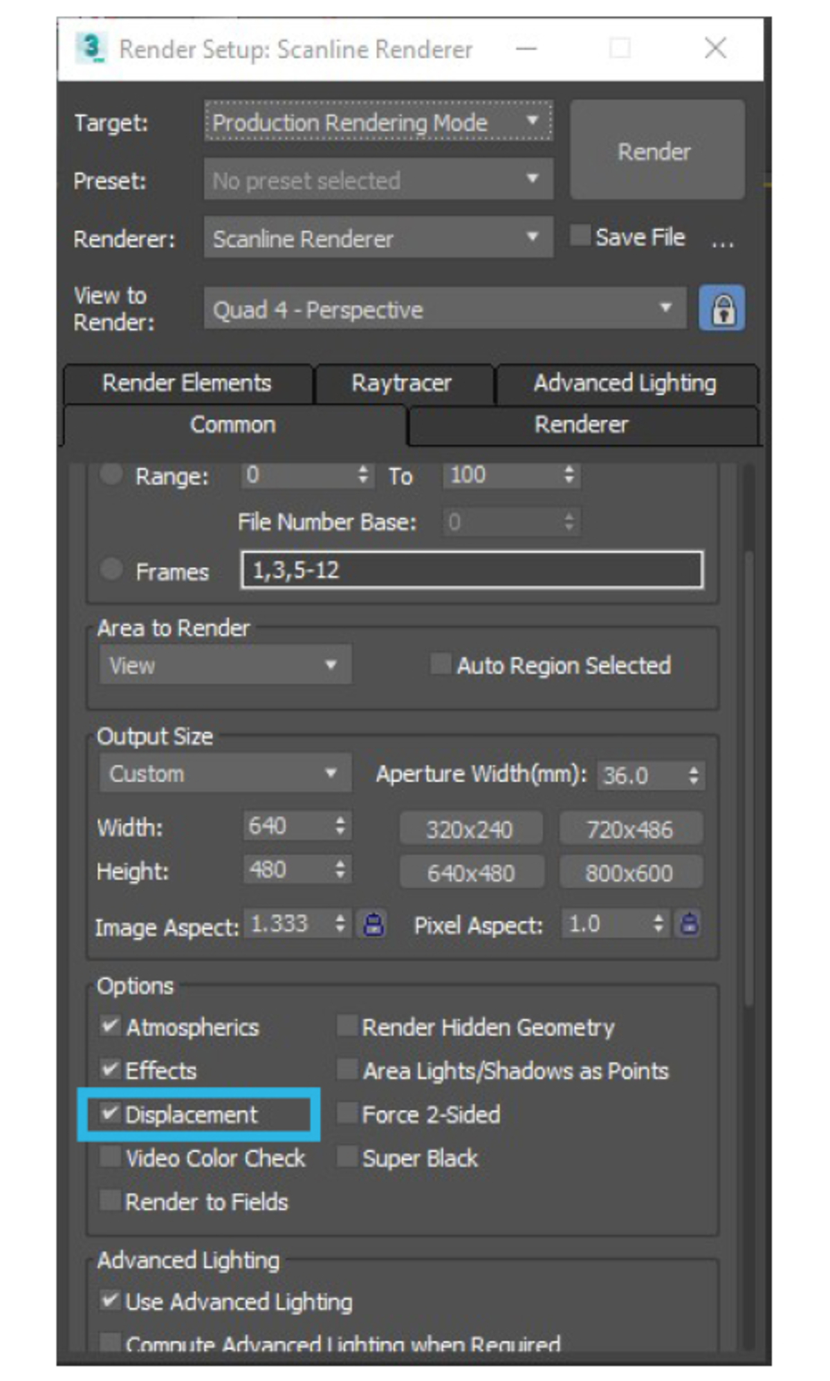 Những tips để giảm thời gian render trong 3Ds Max 2