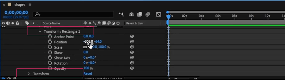 cách tùy chỉnh shape trong After Effects với iRender 6