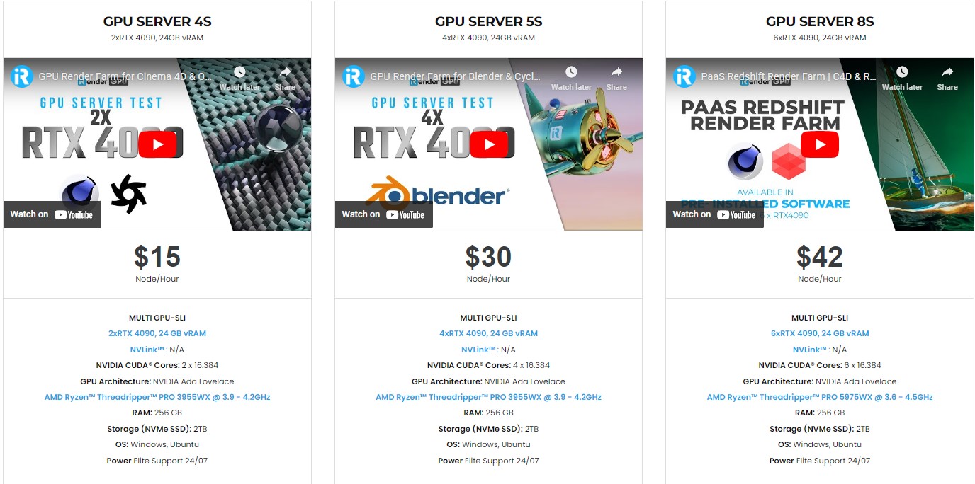 So sánh render CPU và render GPU Chi phí