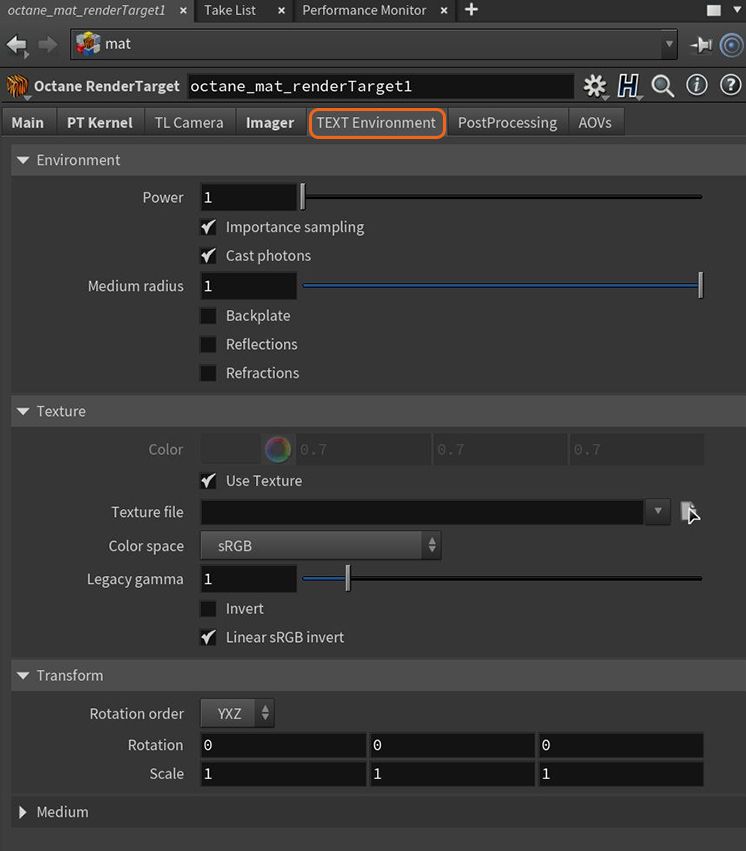 Tìm hiểu về ánh sáng môi trường của Octane cho Houdini 4