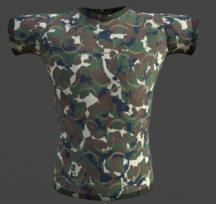 Cách tạo họa tiết trang phục trong Daz 3D với iRender 6