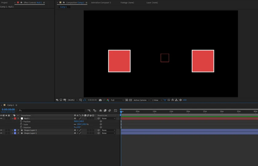 Cách tạo layer trong After Effects