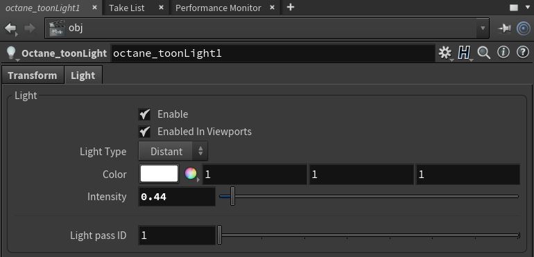 Tìm hiểu về các loại ánh sáng khác của Octane cho Houdini 4