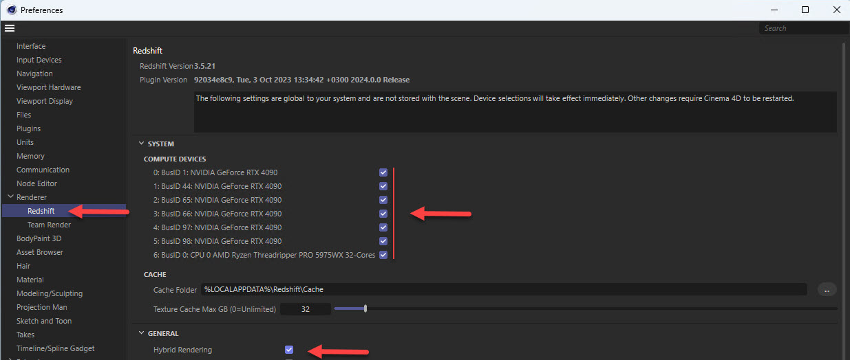 Có nên render Redshift CPU trong C4D iRender với Redshift 03