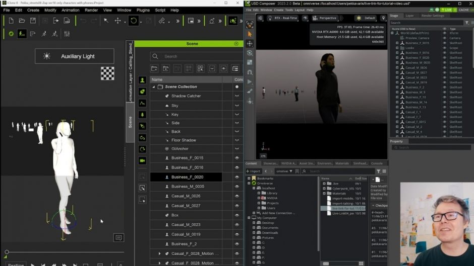 Thực hiện hoạt hình thời gian thực với ActorCore và iClone Omniverse Live Sync 2