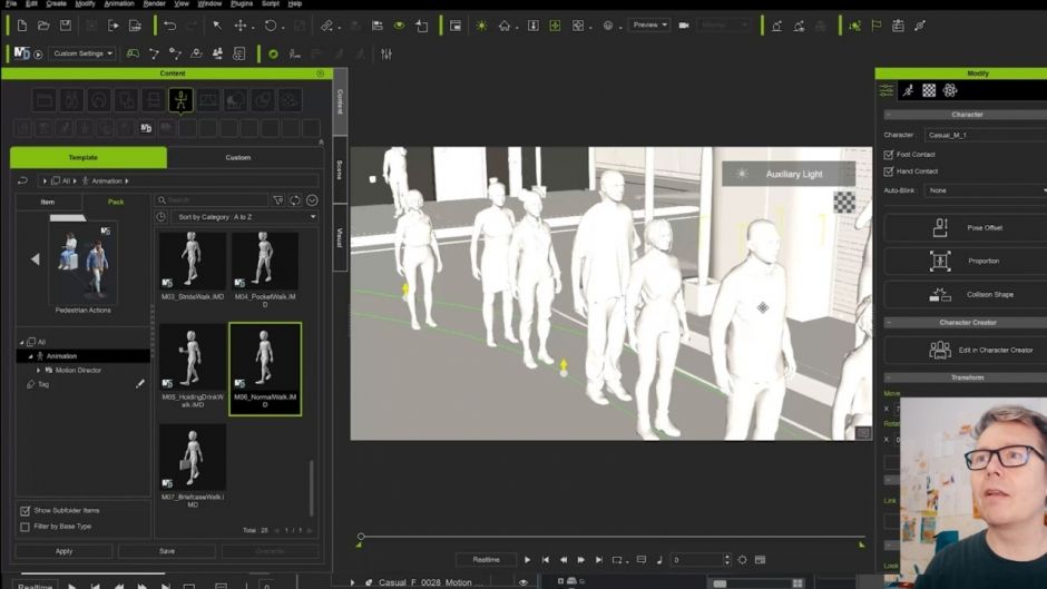 Thực hiện hoạt hình thời gian thực với ActorCore và iClone Omniverse Live Sync 4