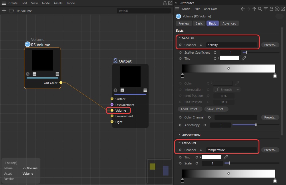 Tìm hiểu cách thiết lập và yêu cầu đối với Volume Shader trong Redshift cho Cinema 4D 1