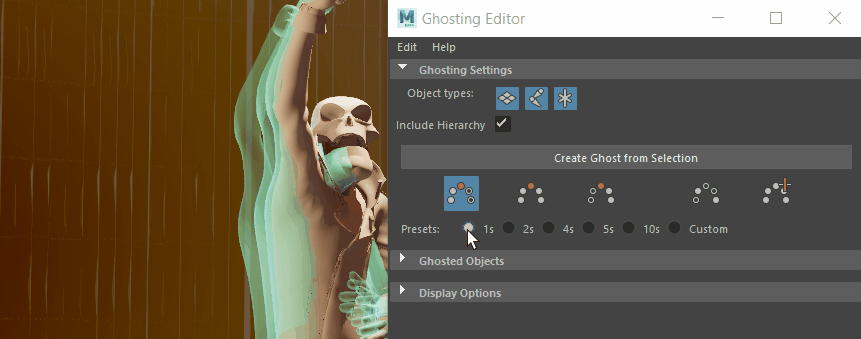 Tạo những cảnh ma quái ấn tượng với công cụ Ghosting Editor trong Maya ảnh 4
