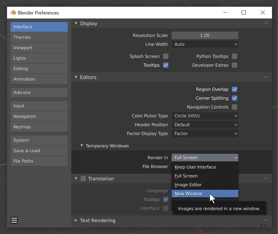 Một vài tips hữu ích giúp tối ưu Blender Preferences 4