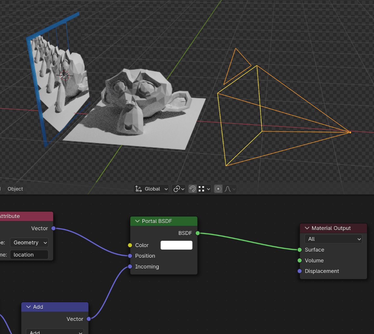 Ray Portal BSDF cho Blender Cycles 2