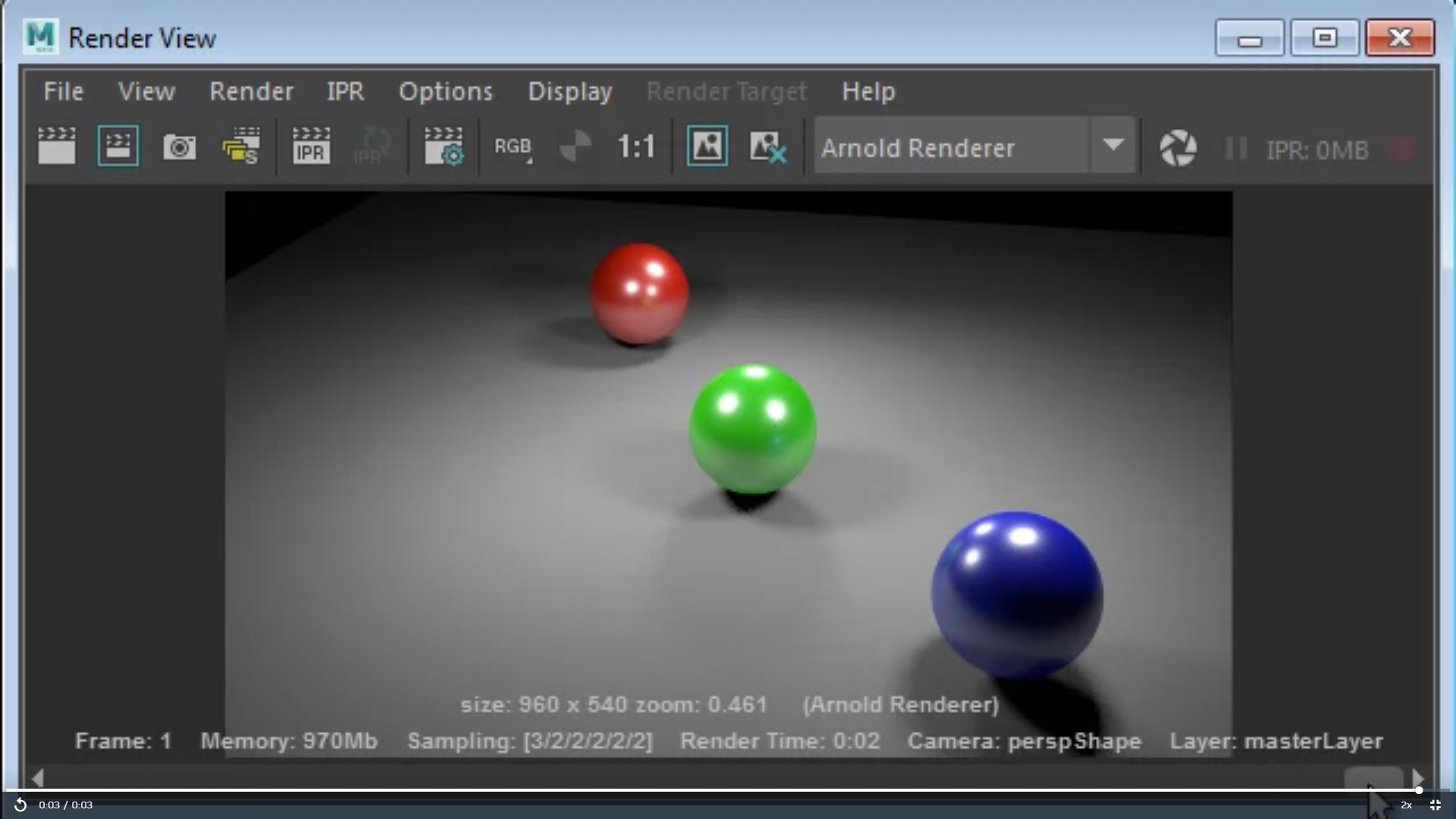Hướng dẫn kết xuất hoạt hình Maya 2024 3