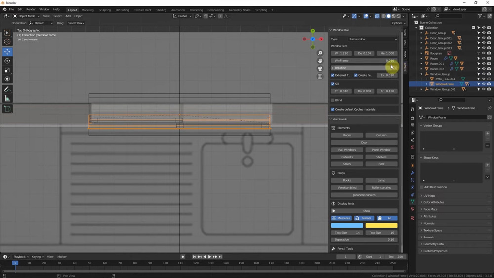 Sử dụng Blender Free Addon để tạo mô hình 3D kiến ​​trúc ảnh 6