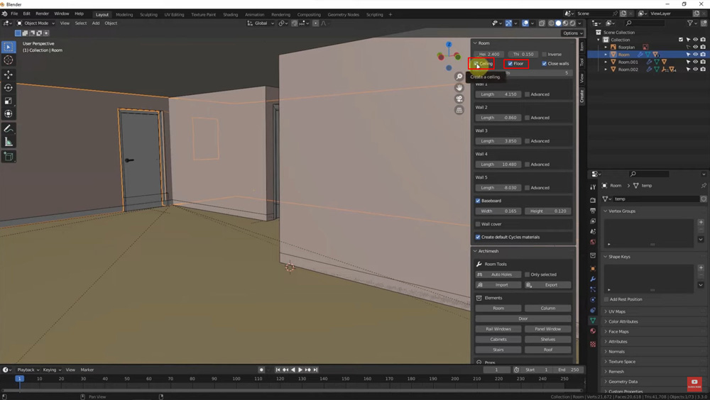 Sử dụng Blender Free Addon để tạo mô hình 3D kiến ​​trúc ảnh 7