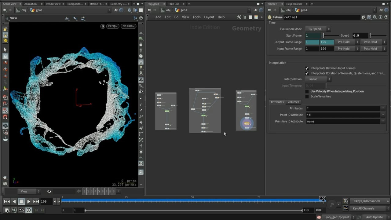 SideFX Houdini cho diễn họa kiến trúc 3