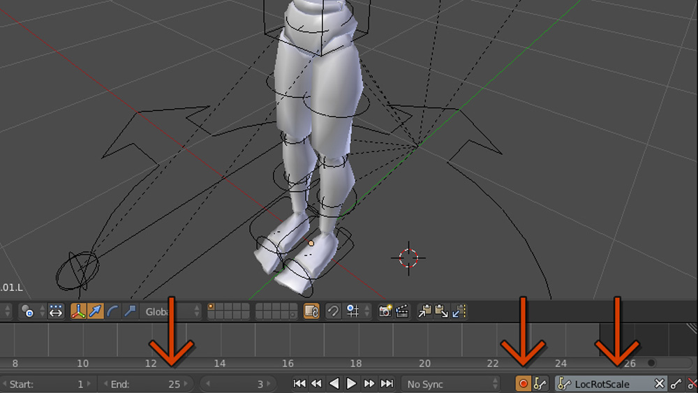 Tạo hoạt ảnh chuyển động bước đi cho nhân vật trong Blender ảnh 1