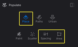 Tìm hiểu về công cụ Spacing và Area trong Twinmotion 6