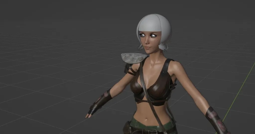 Tạo tóc 3D với Daz Studio và Blender 6