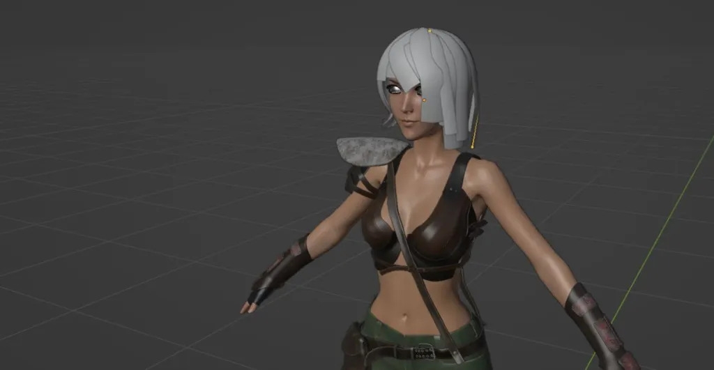 Tạo tóc 3D với Daz Studio và Blender 7