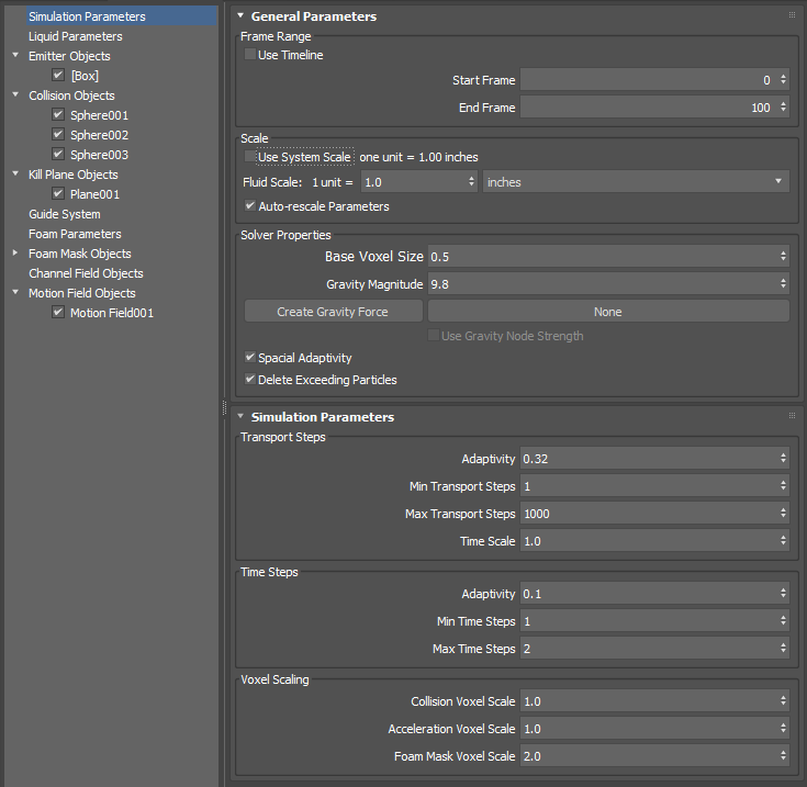 Tìm hiểu về mô phỏng chất lỏng trong 3ds max 5