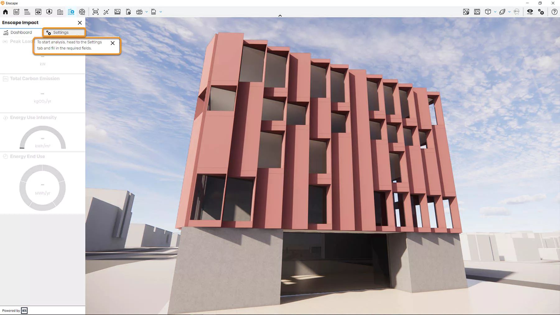 Cách sử dụng Enscape Impact trong phân tích hiệu suất xây dựng 2