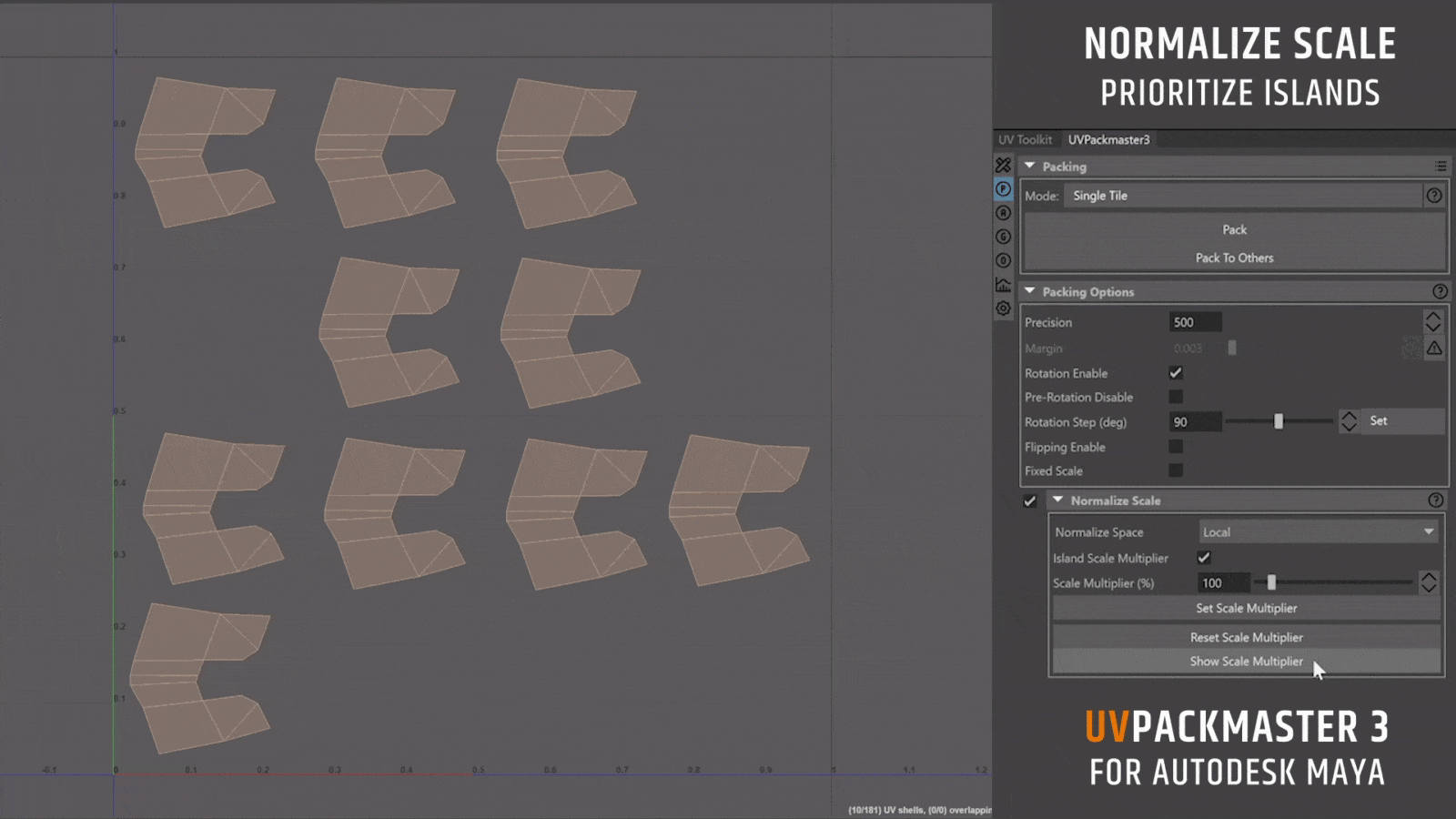 Maya UVPackmaster 3 Released: Revolutionizing UV Mapping Workflows 4