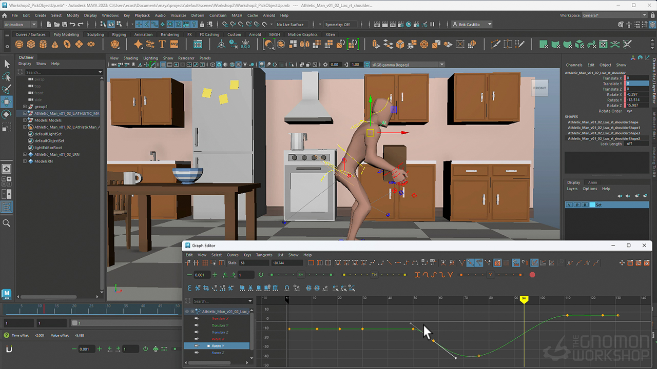 Understanding Body Mechanics in Maya for Animators 2