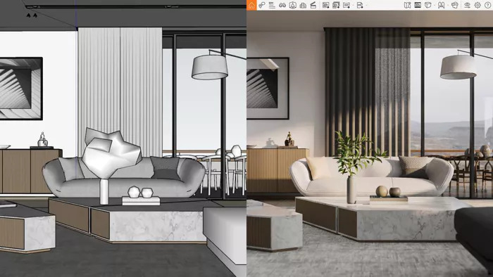 Top 5 phần mềm kết xuất cho SketchUp 2