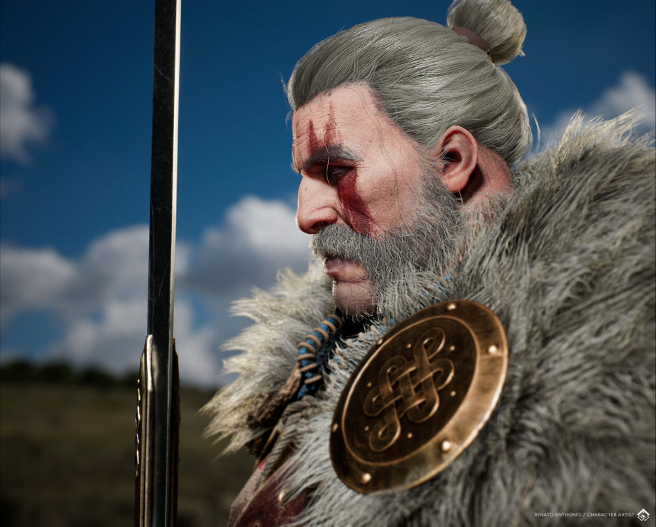 Incredible Game of Thrones-Inspired 3D Highlander Model Created Using UE5 3