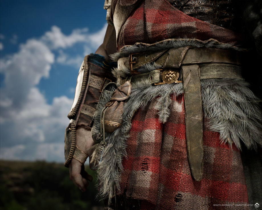 Incredible Game of Thrones-Inspired 3D Highlander Model Created Using UE5 4