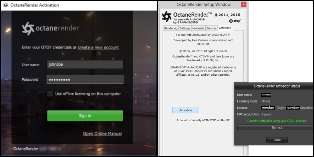Bản quyền Octane Render và cách sử dụng 5